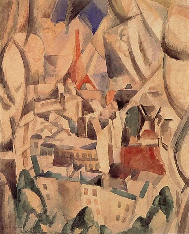 Delaunay, Robert The Window towards to City china oil painting image